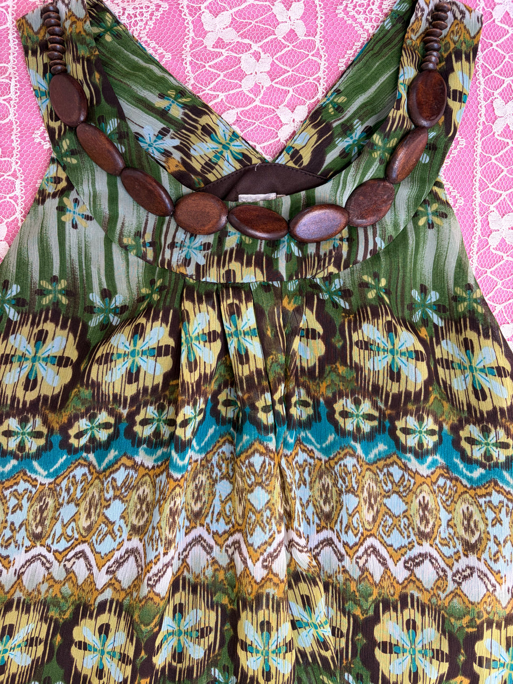 Boho Wood Blouse