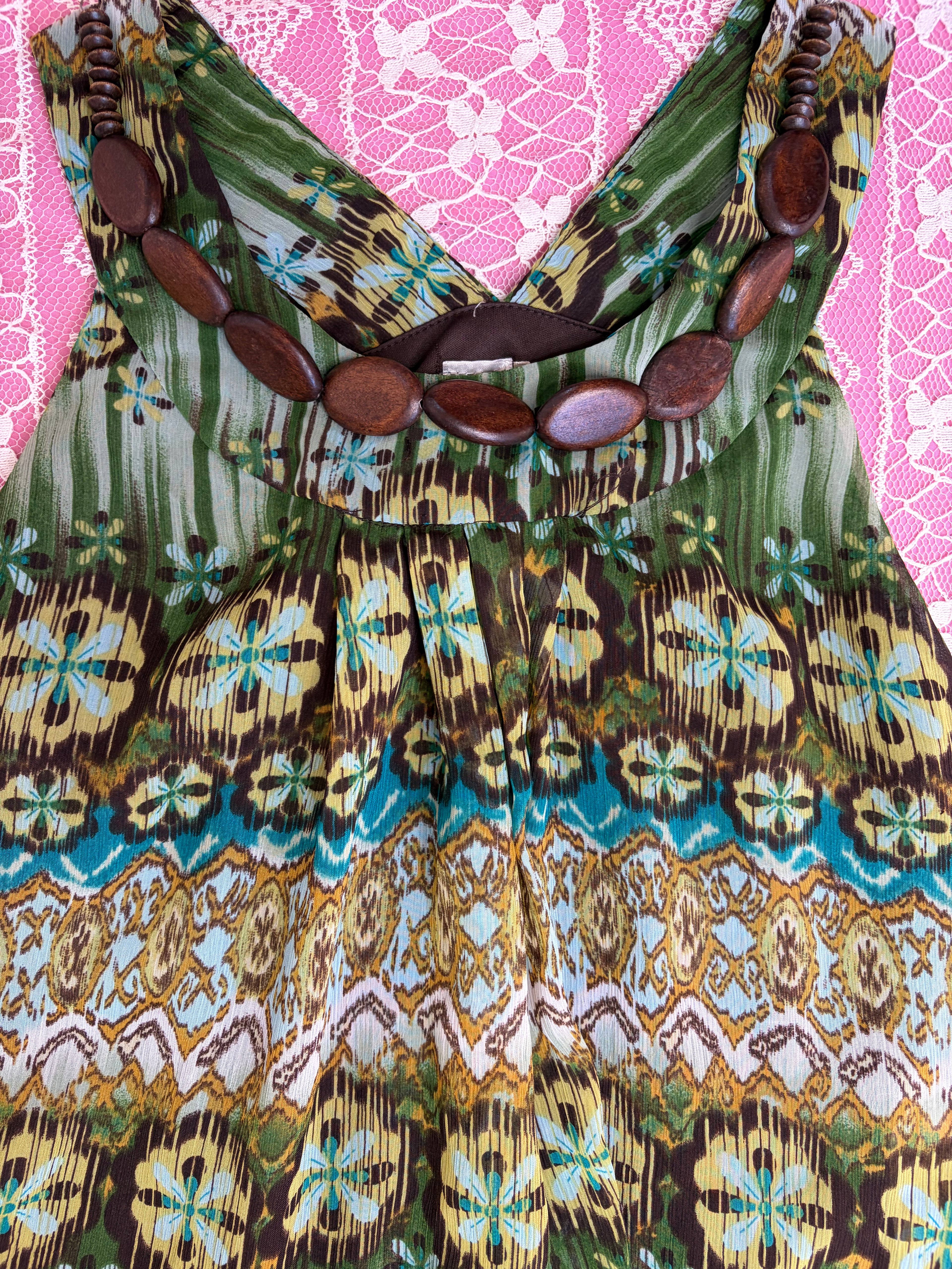 Boho Wood Blouse