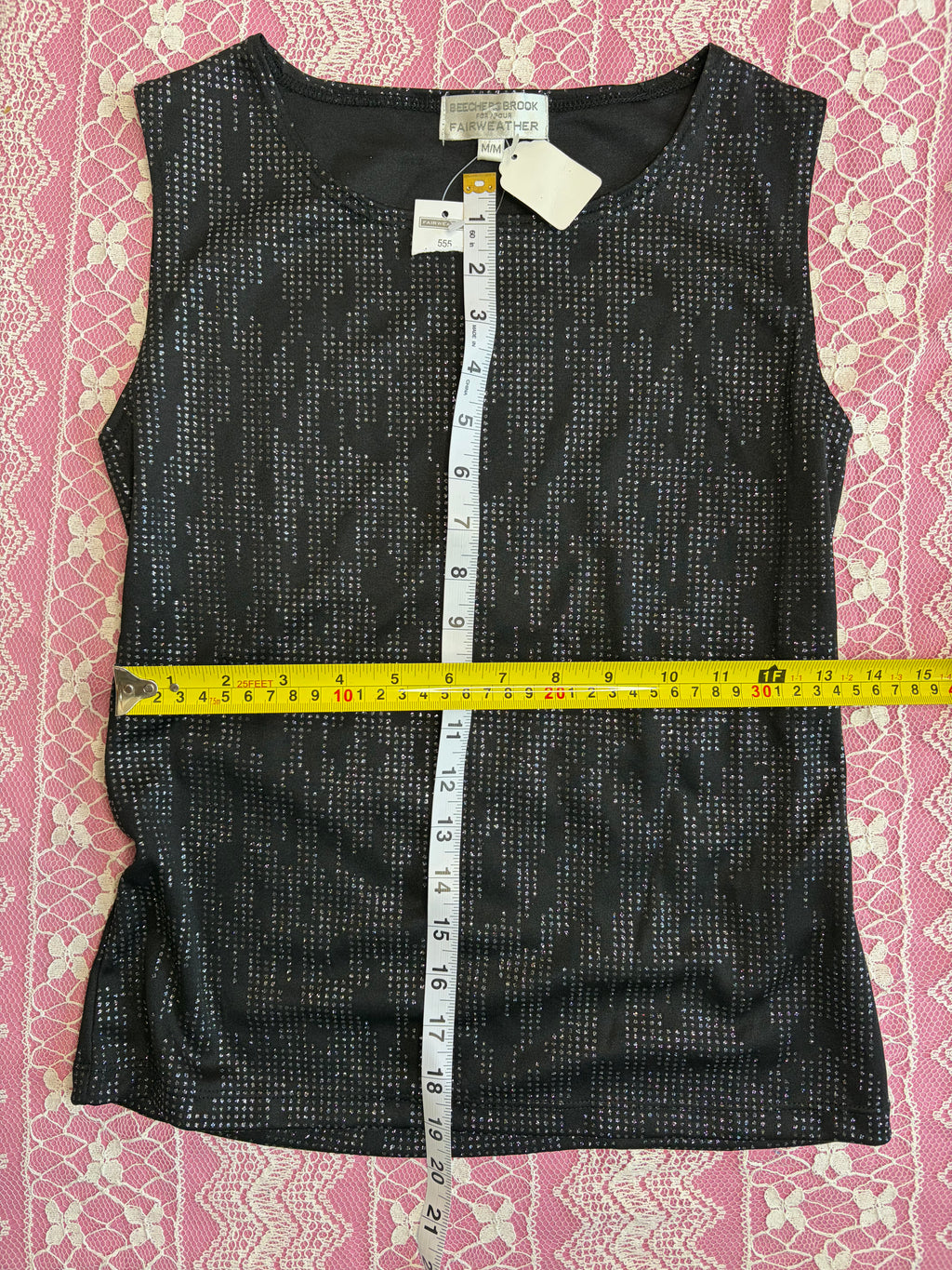 Vintage Sparkly Tank - M