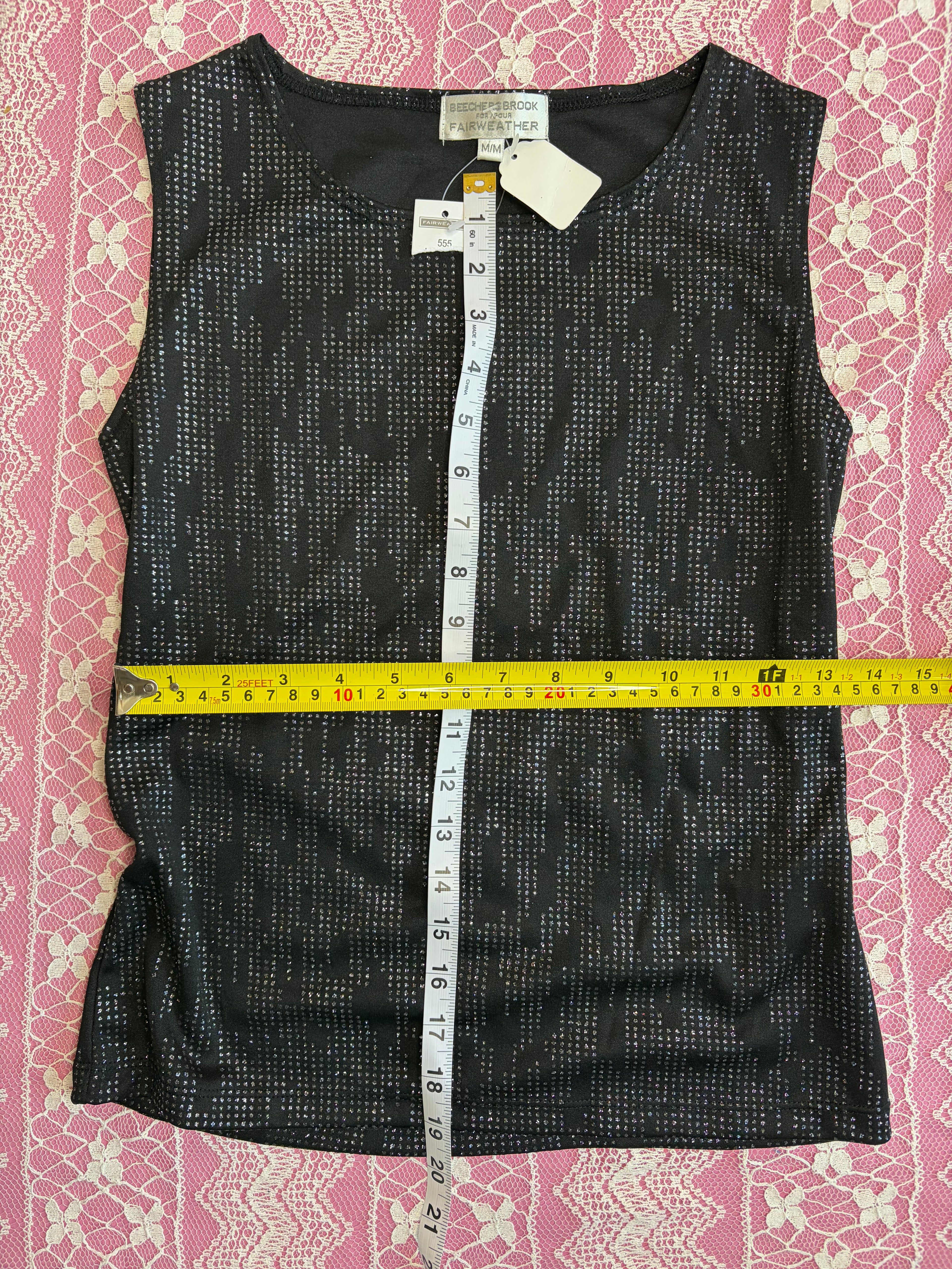 Vintage Sparkly Tank - M
