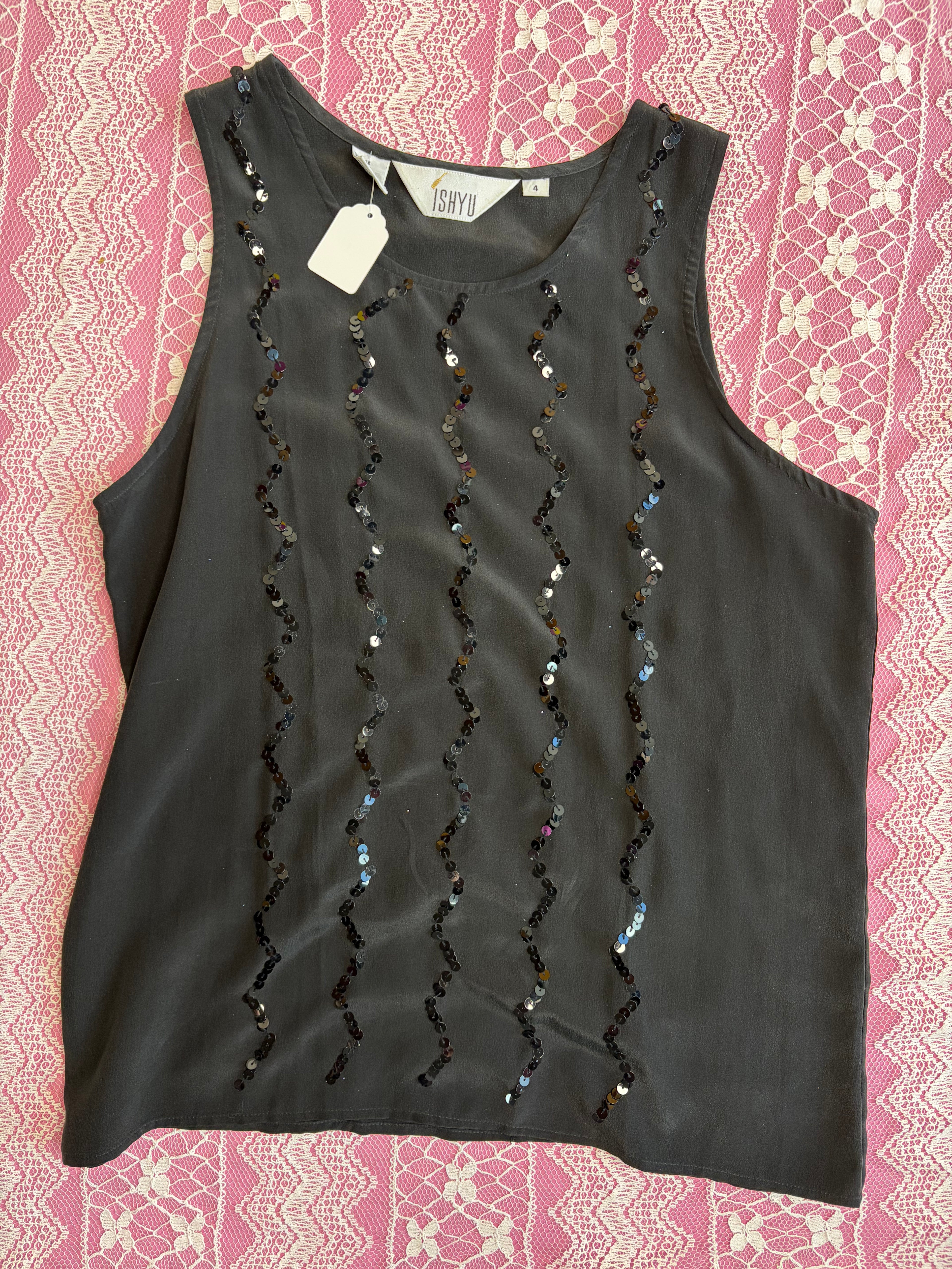 Vintage Silk Tank - 4
