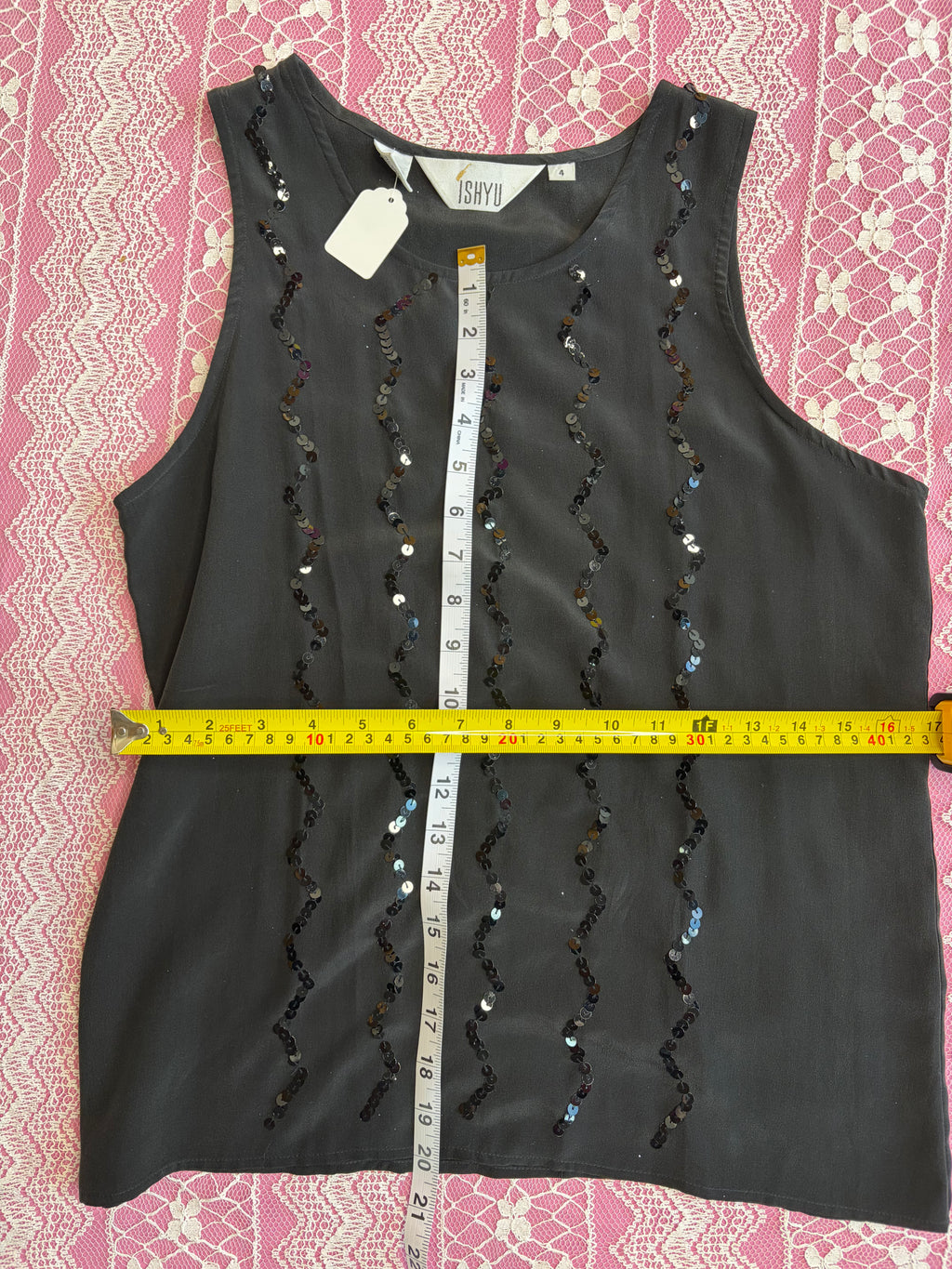 Vintage Silk Tank - 4