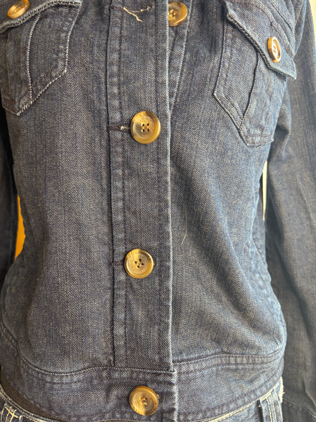 Big Button Jean Jacket - S