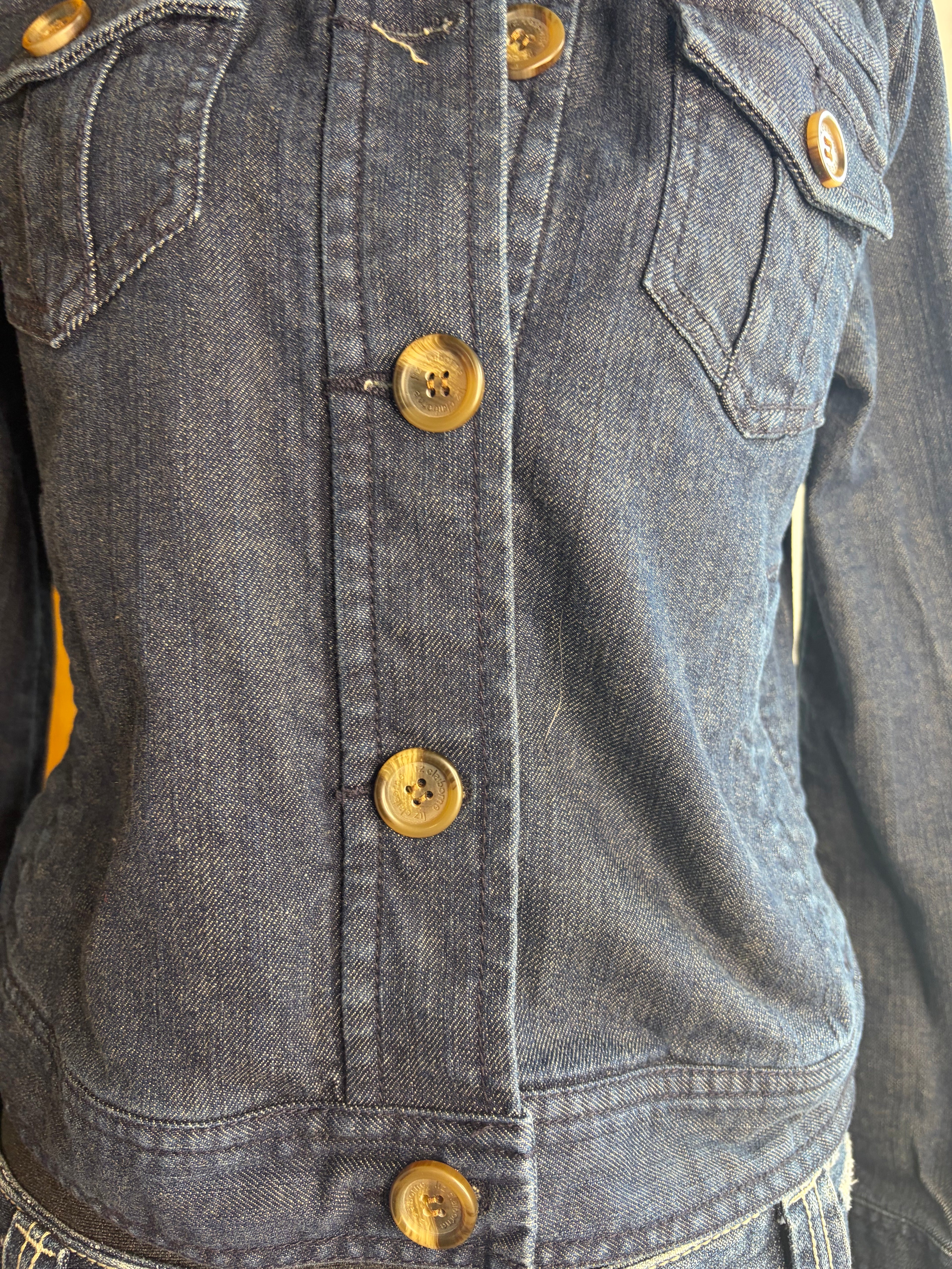 Big Button Jean Jacket - S