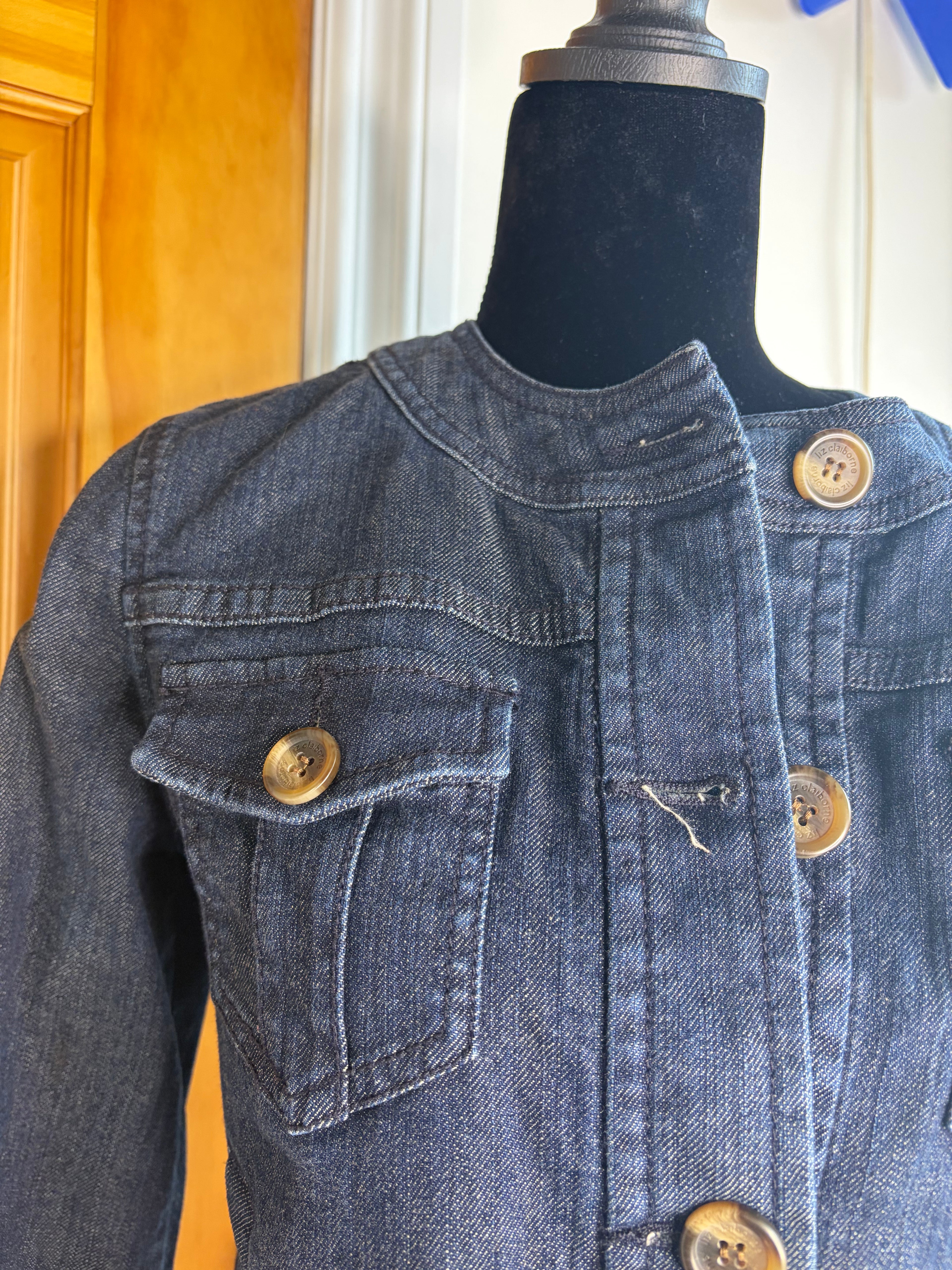 Big Button Jean Jacket - S
