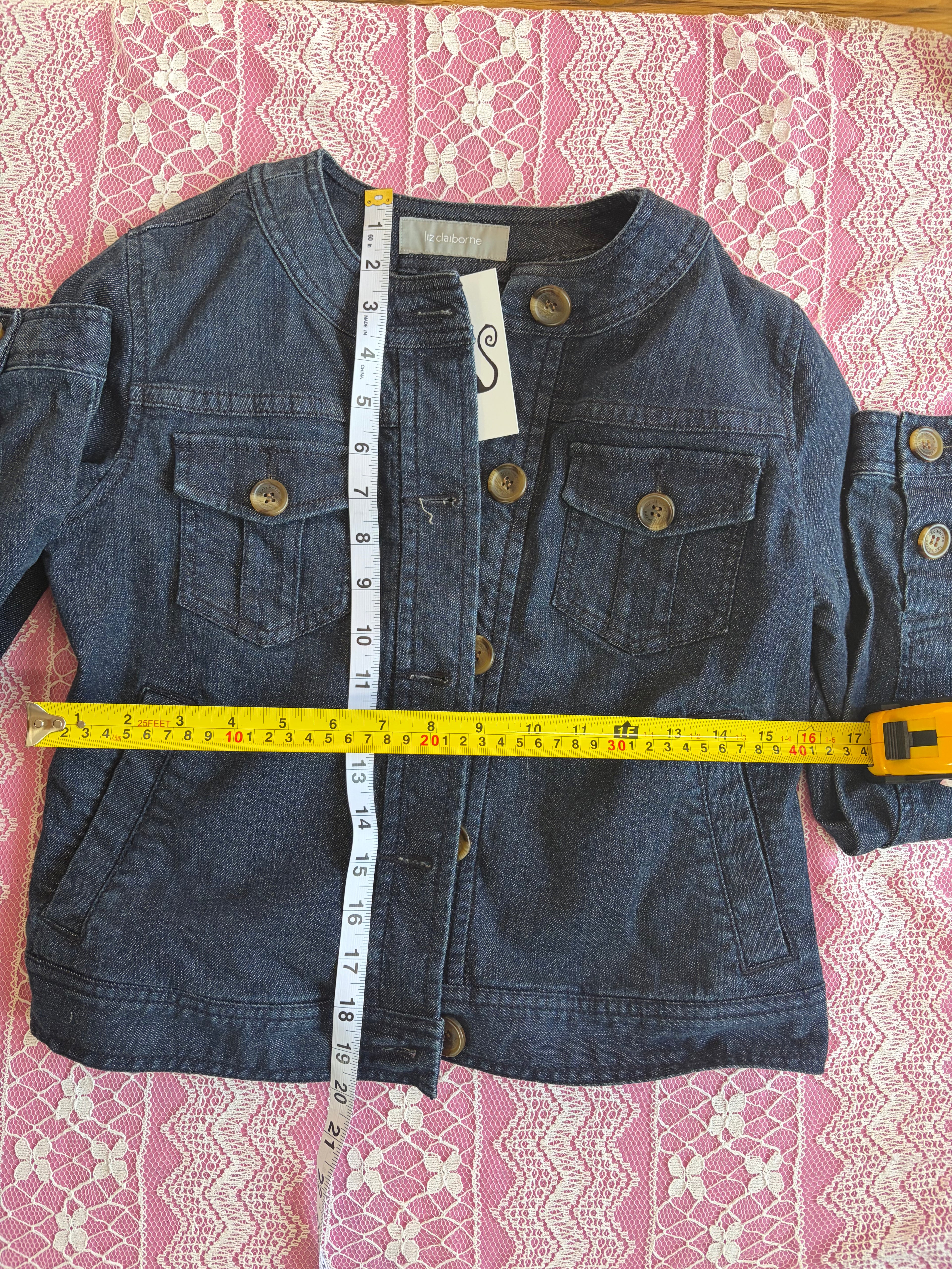 Big Button Jean Jacket - S