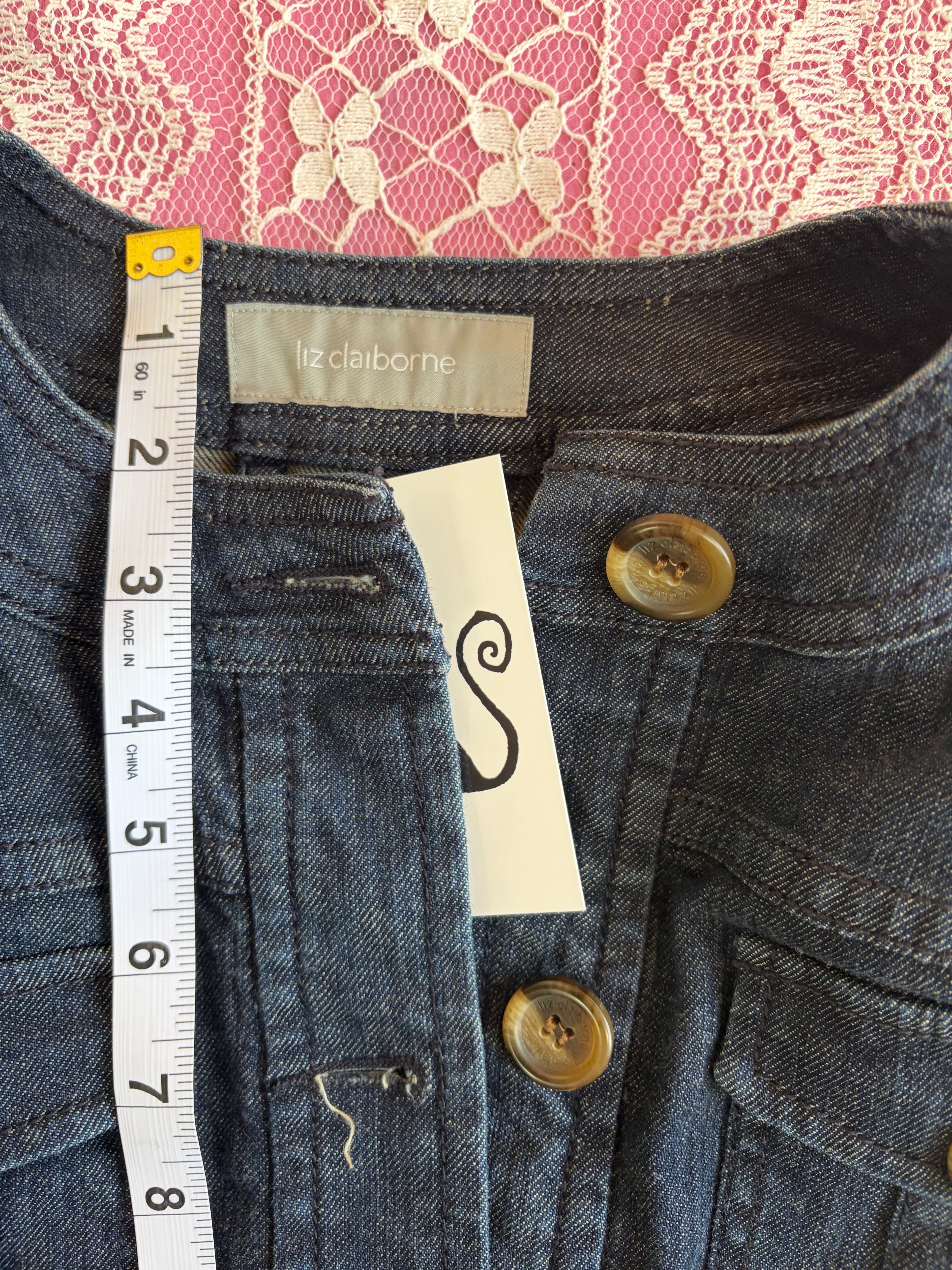 Big Button Jean Jacket - S