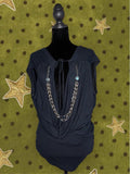 Vintage Y2K Chain Blouse - S