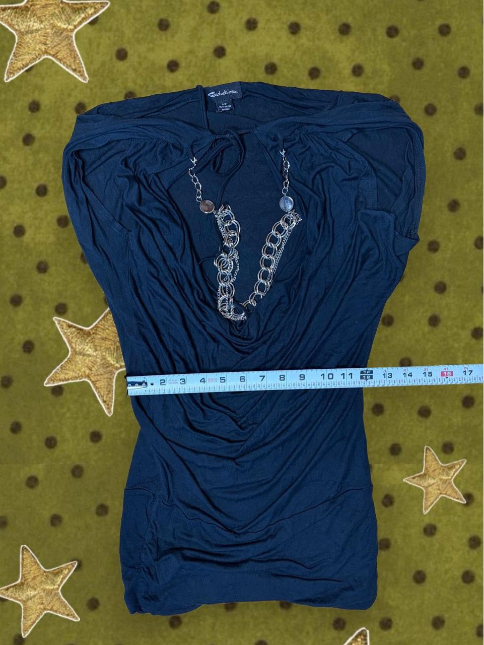 Vintage Y2K Chain Blouse - S