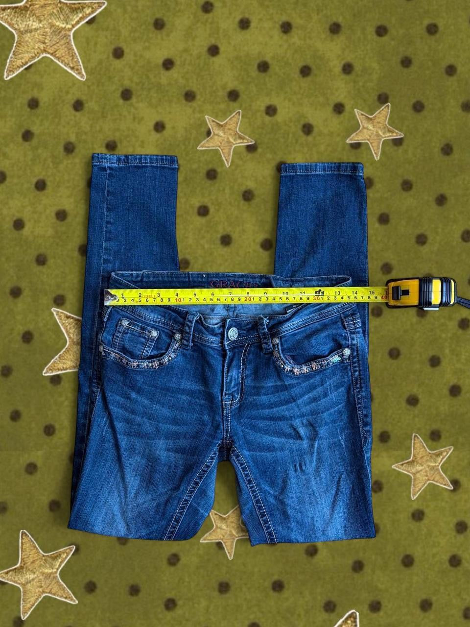 Funky Pocket Skinny Jeans - 28"