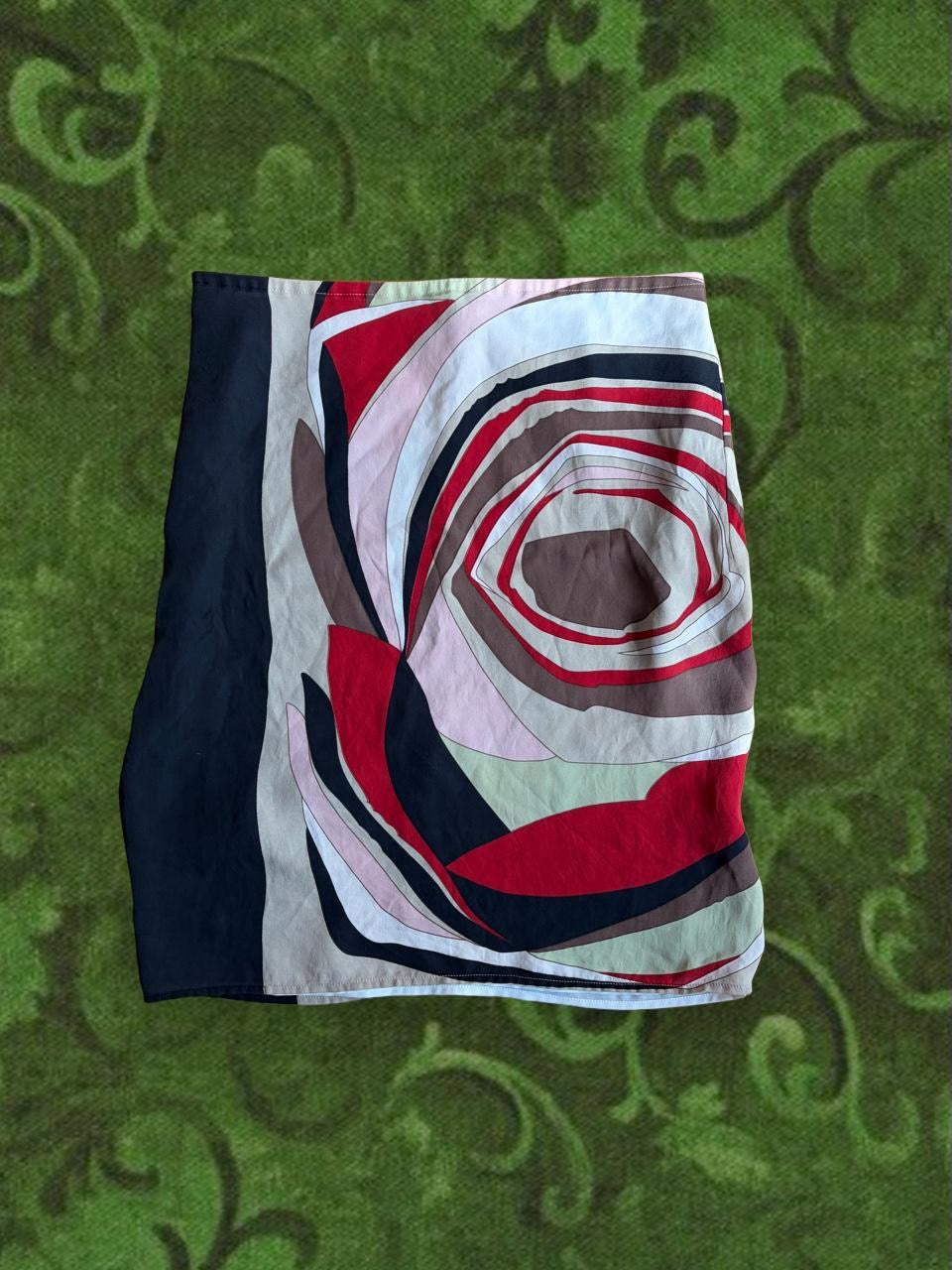 Y2K Silk Skirt - S