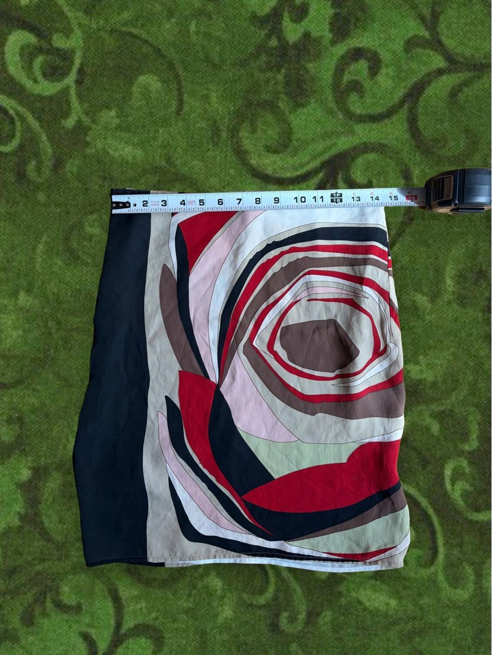Y2K Silk Skirt - S