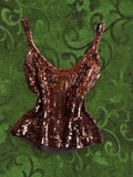 Vintage Silk Sequin Tank - XS