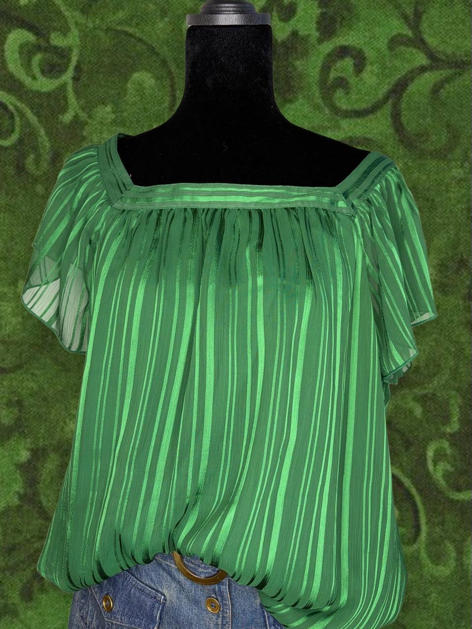 Green Blouse - L