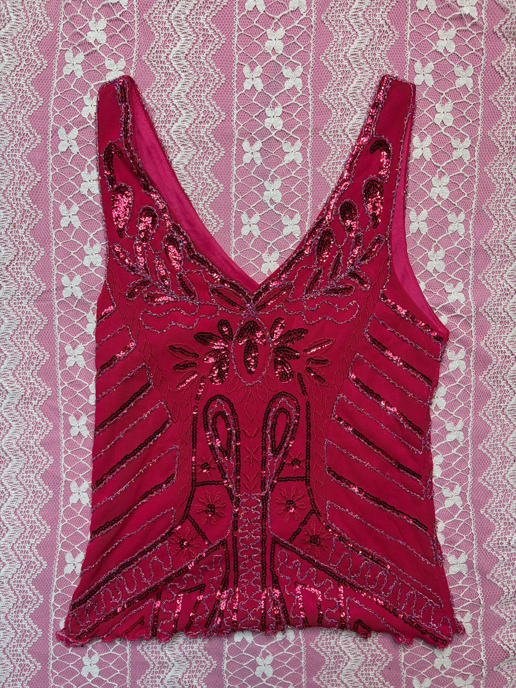 Sparkle Tank (upcycled by me) - S