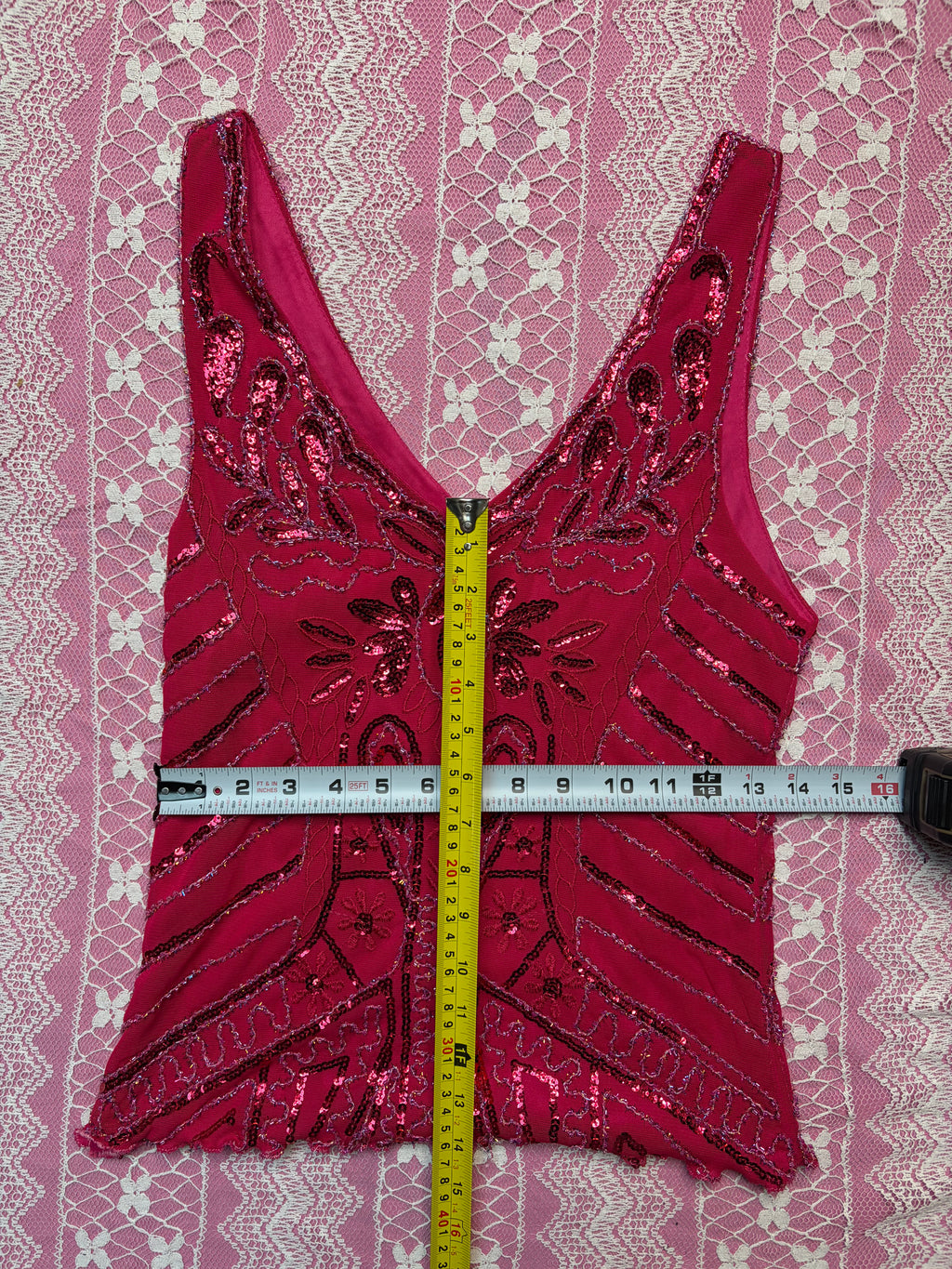 Sparkle Tank (upcycled by me) - S