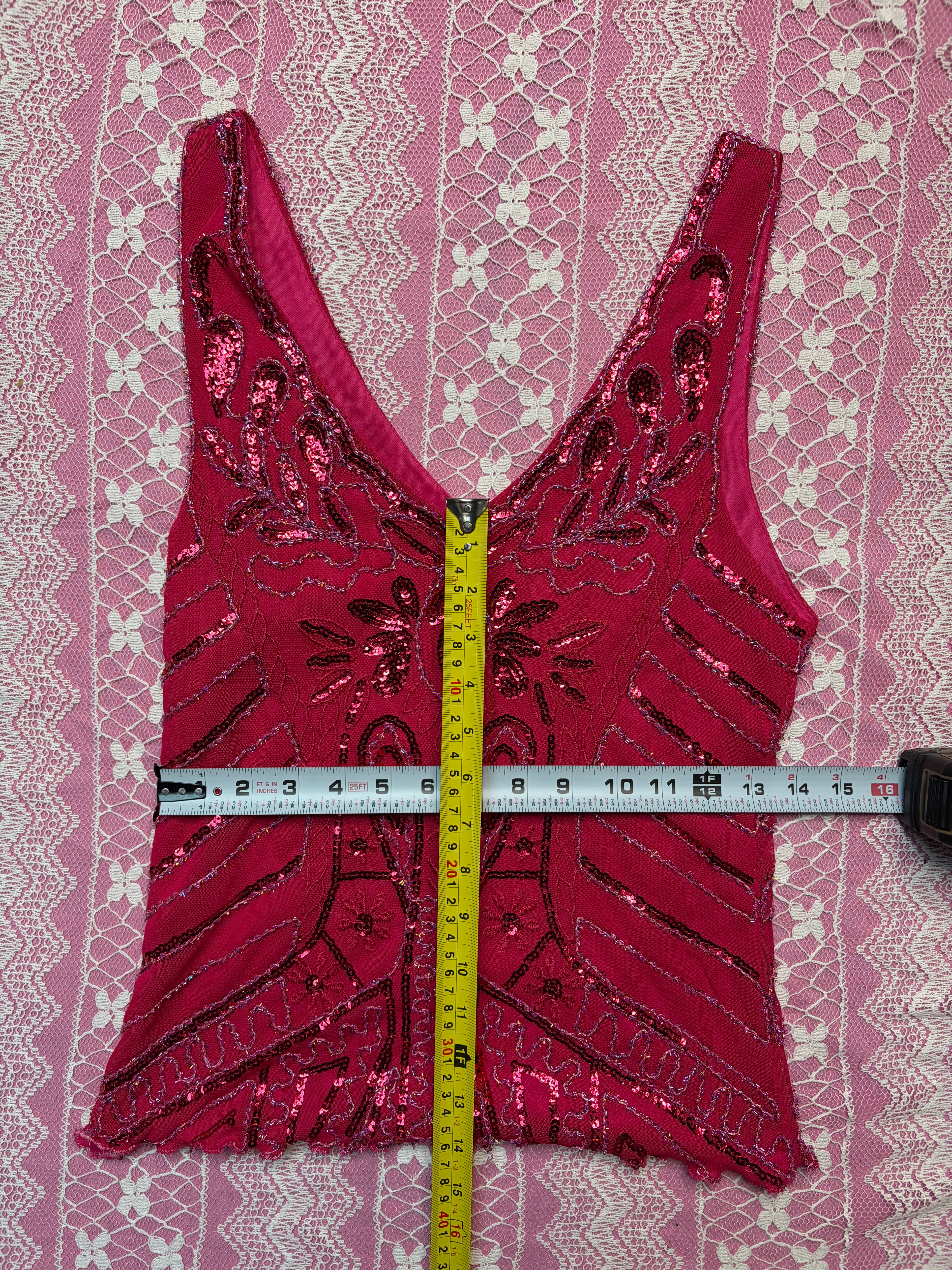 Sparkle Tank (upcycled by me) - S