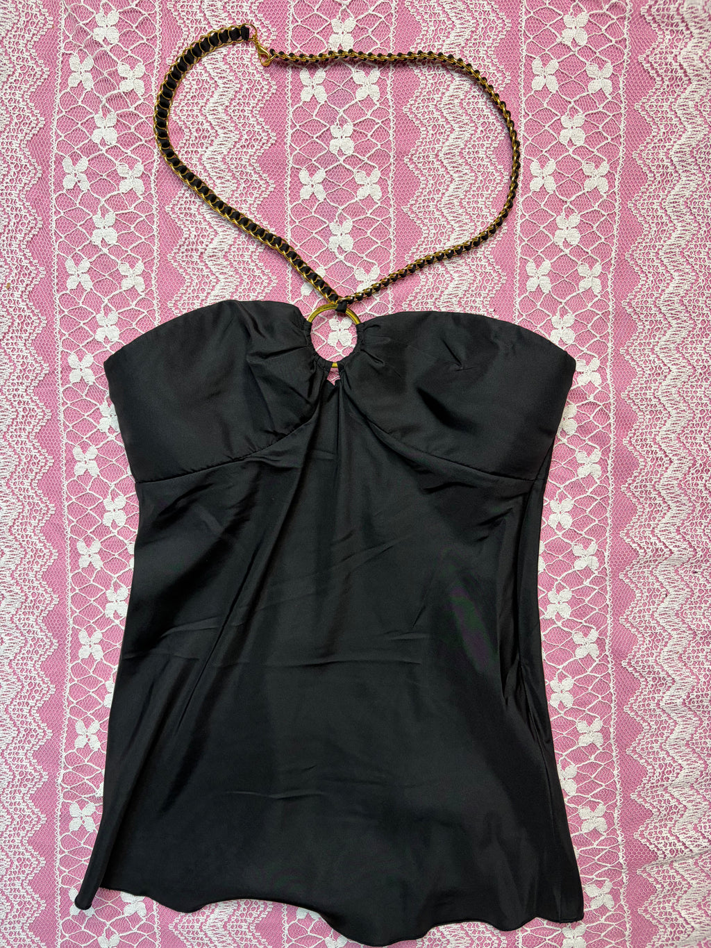 Y2K NWT Silk Marciano Halter - XS