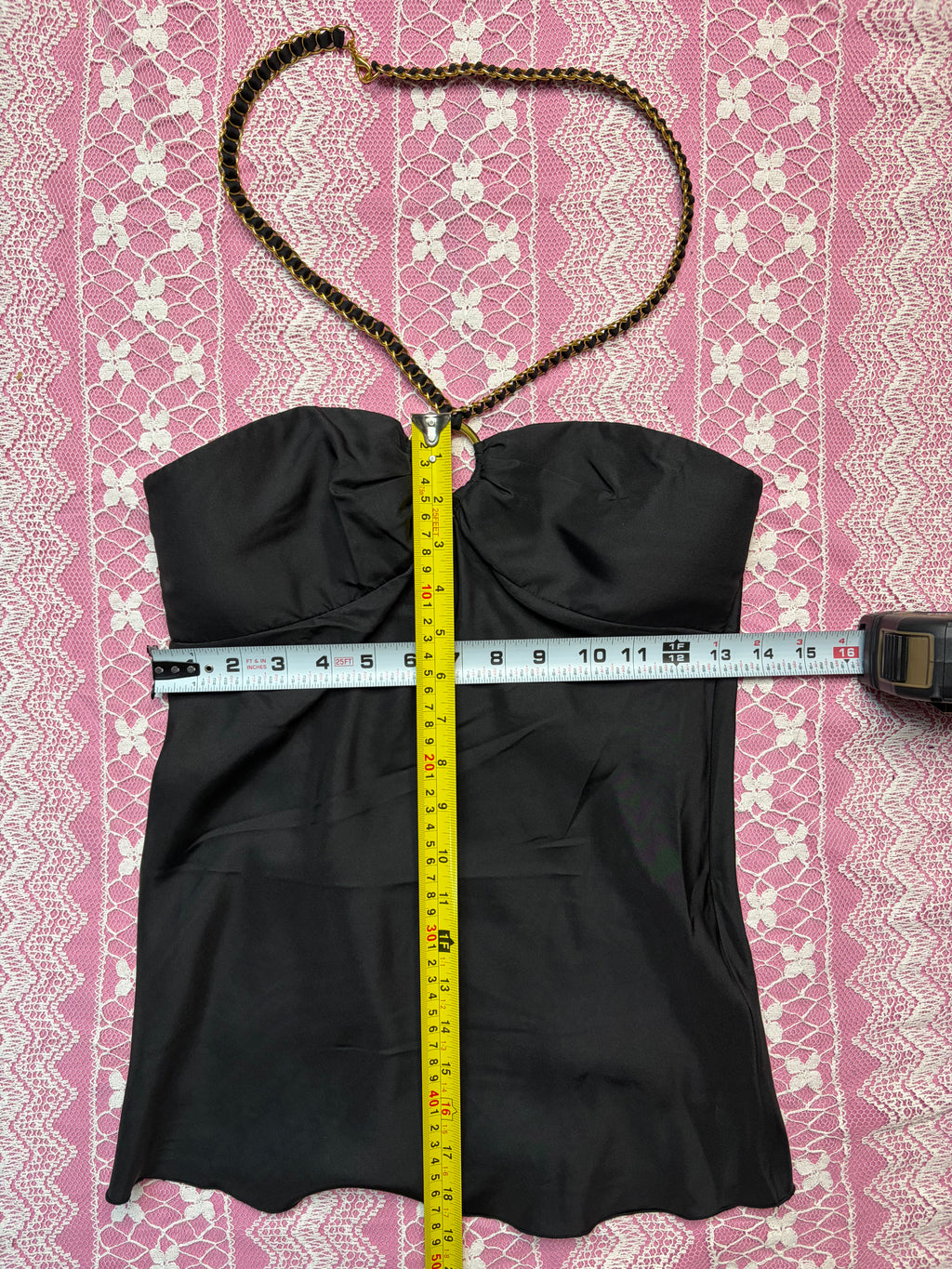 Y2K NWT Silk Marciano Halter - XS