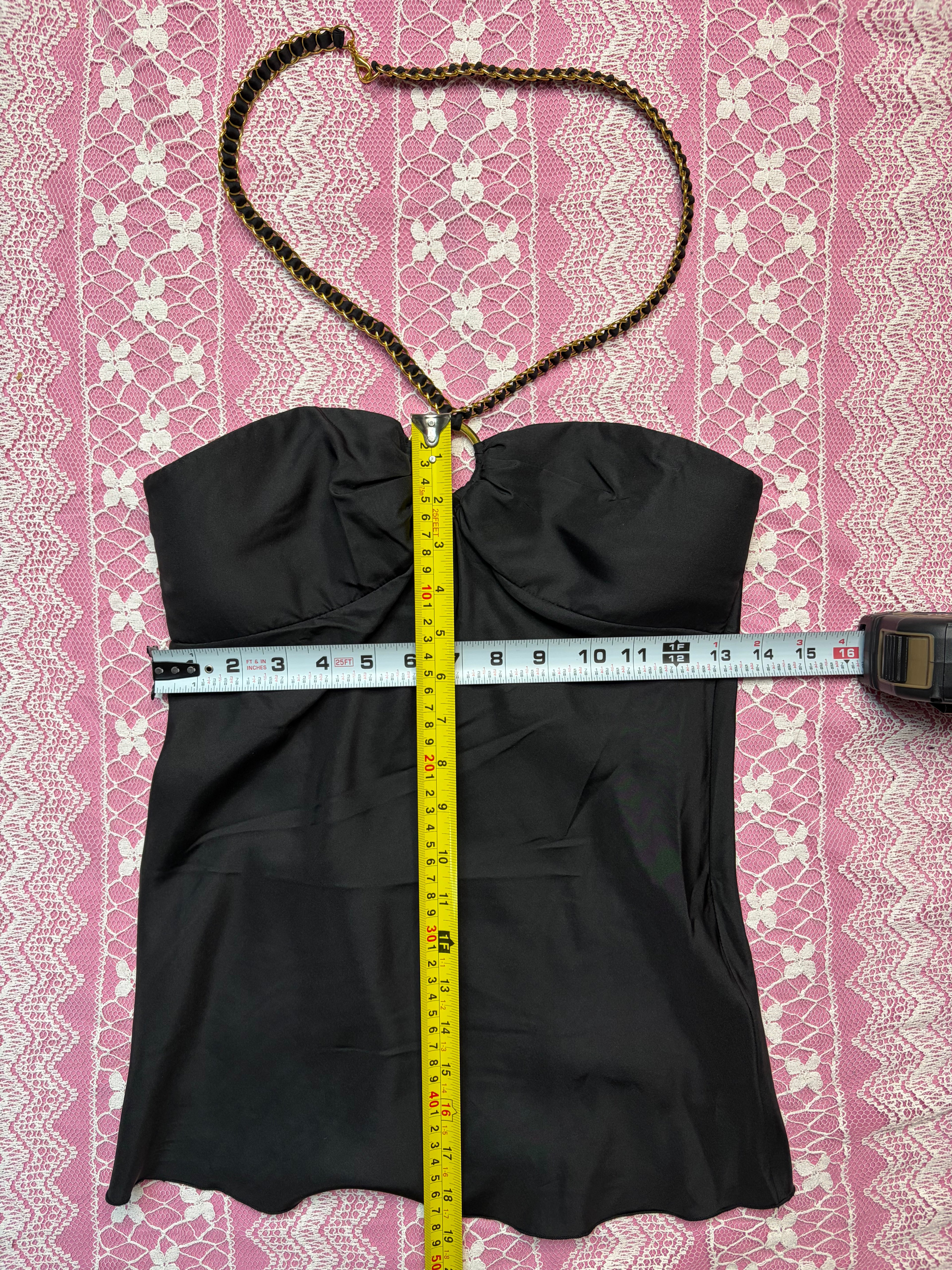 Y2K NWT Silk Marciano Halter - XS