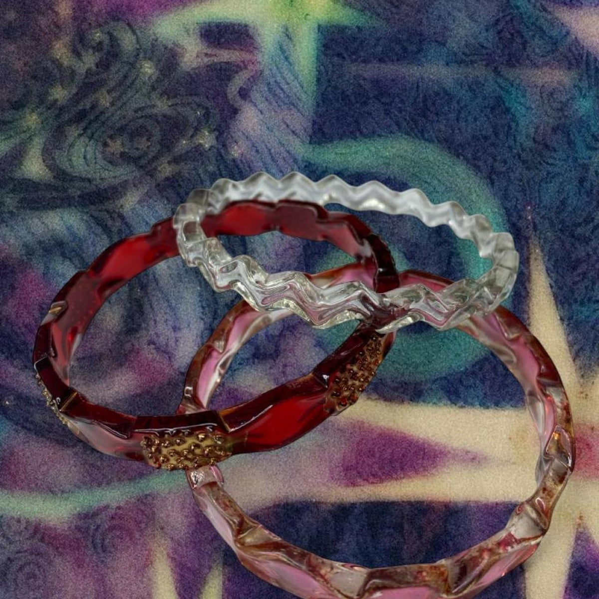Glass Bangles - 3" Diameter