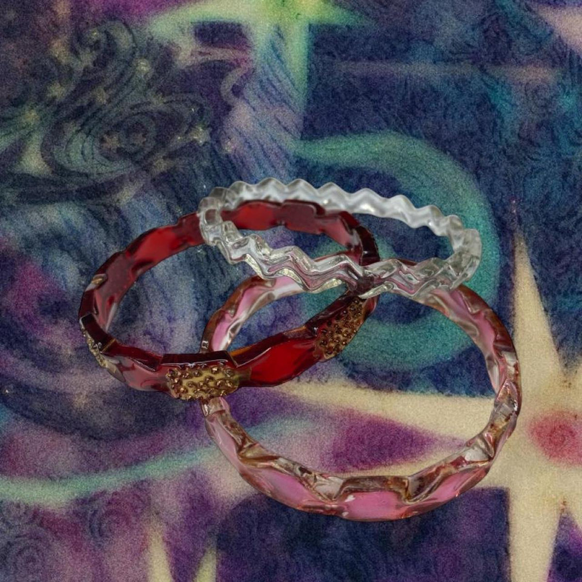 Glass Bangles - 3" Diameter
