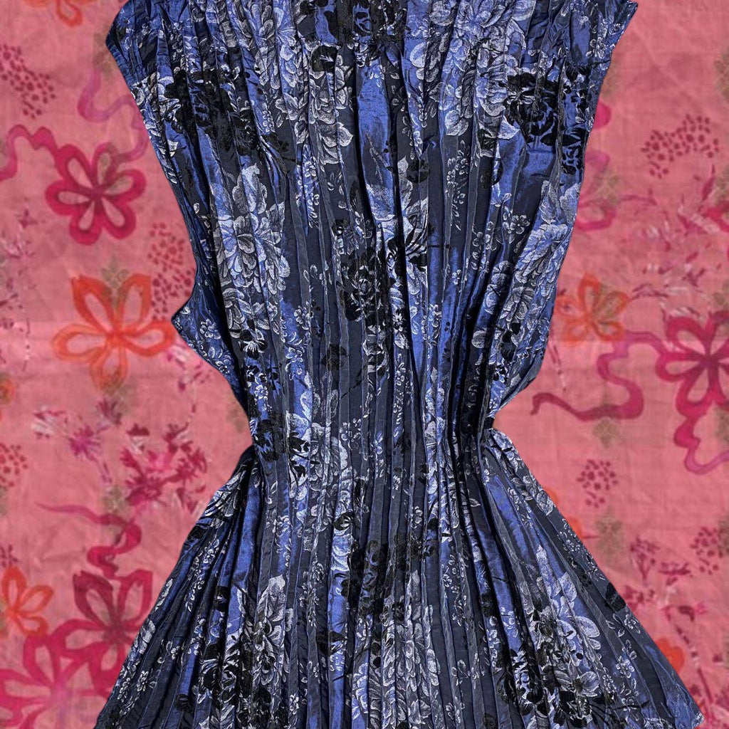 Vintage High Neck Blouse - Size S